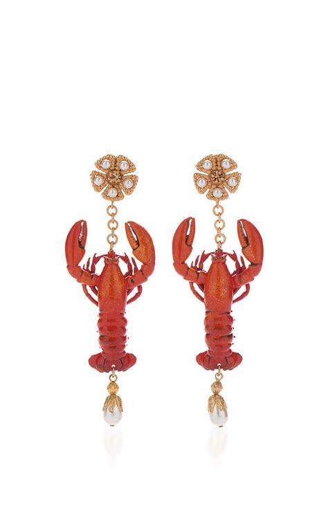 lobster earrings dolce gabbana|Dolce & Gabbana Fine Earrings for Women .